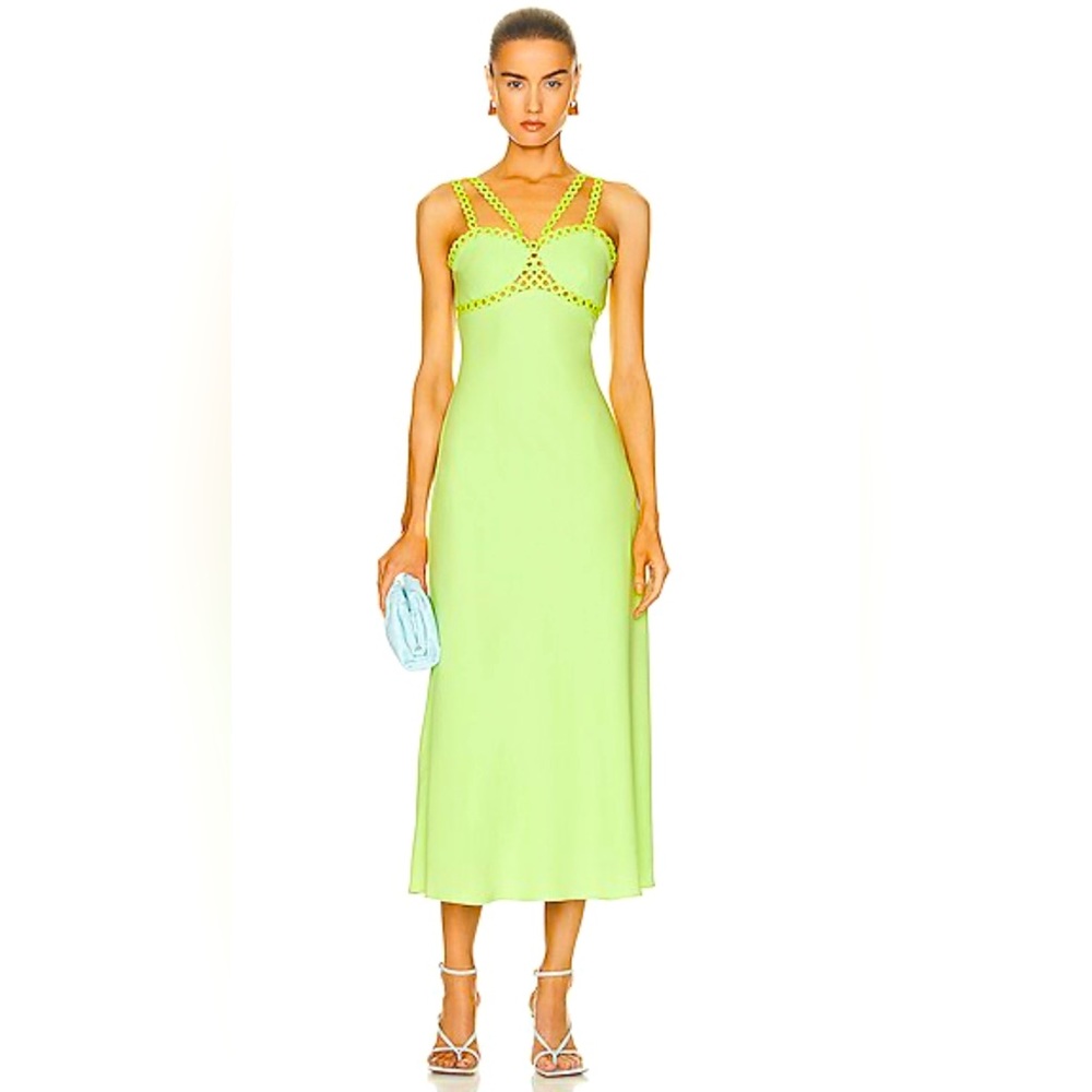 Jonathan Simkhai | Sevilla Crochet Ring Halter Dress